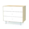 Commode Merlin Classic 3 Tiroirs - Blanc/Bouleau -LES ENFANTS DU DESIGN Soldes commode classic merlin 3 tiroirs bouleau 1264x1234