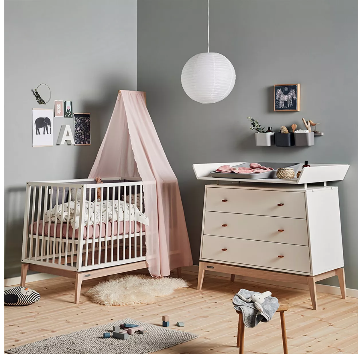 Leander Commode 3 Tiroirs Luna - Blanc 4 Leander Commode 3 Tiroirs Luna - Blanc – Image 2