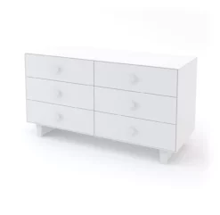 Commode Merlin Rhea 6 Tiroirs - Blanc