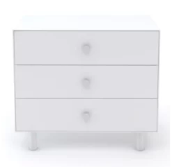 Commode Merlin Classic 3 Tiroirs - Blanc