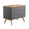 VOX Commode à Langer Nature - Gris Anthracite -LES ENFANTS DU DESIGN Soldes commode nature grey vox 1 1264x1234
