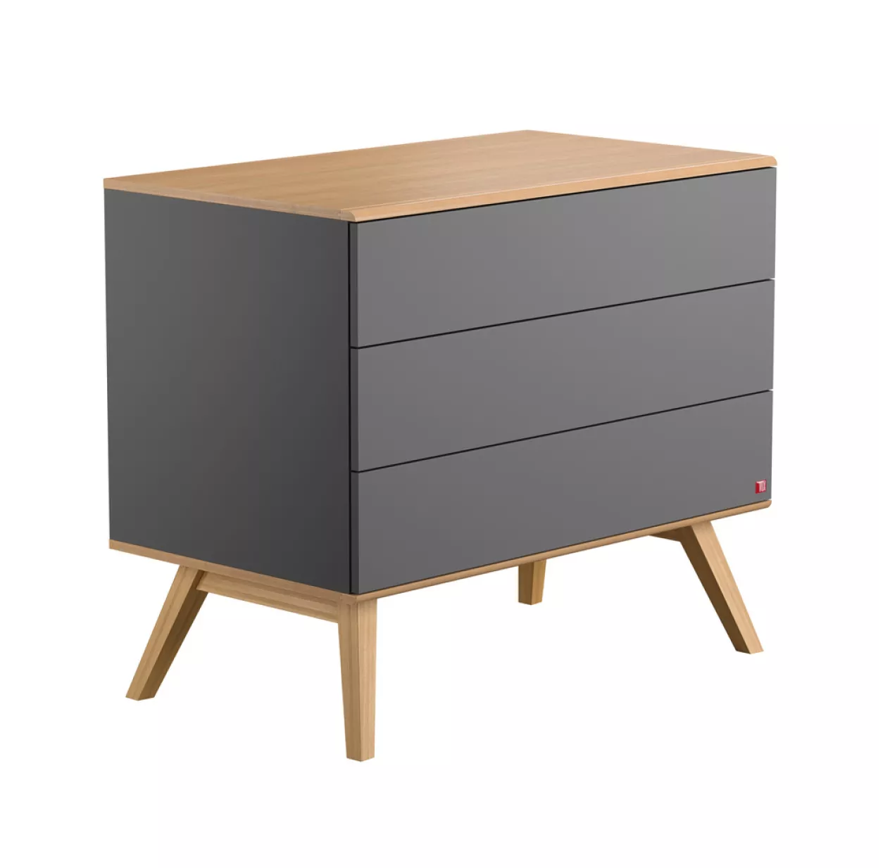 VOX Commode à Langer Nature - Gris Anthracite 3 VOX Commode à Langer Nature - Gris Anthracite