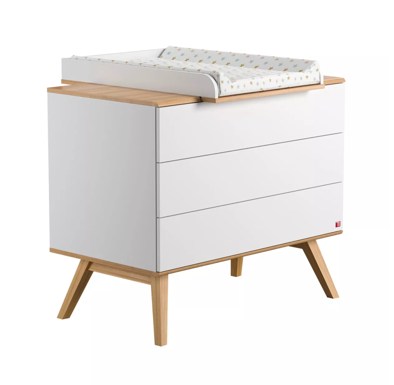 VOX Commode à Langer Nature - Blanc 4 VOX Commode à Langer Nature - Blanc – Image 2