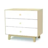 Commode Merlin Sparrow 3 Tiroirs - Blanc/Bouleau -LES ENFANTS DU DESIGN Soldes commode sparrow merlin 3 tiroirs bouleau 1264x1234