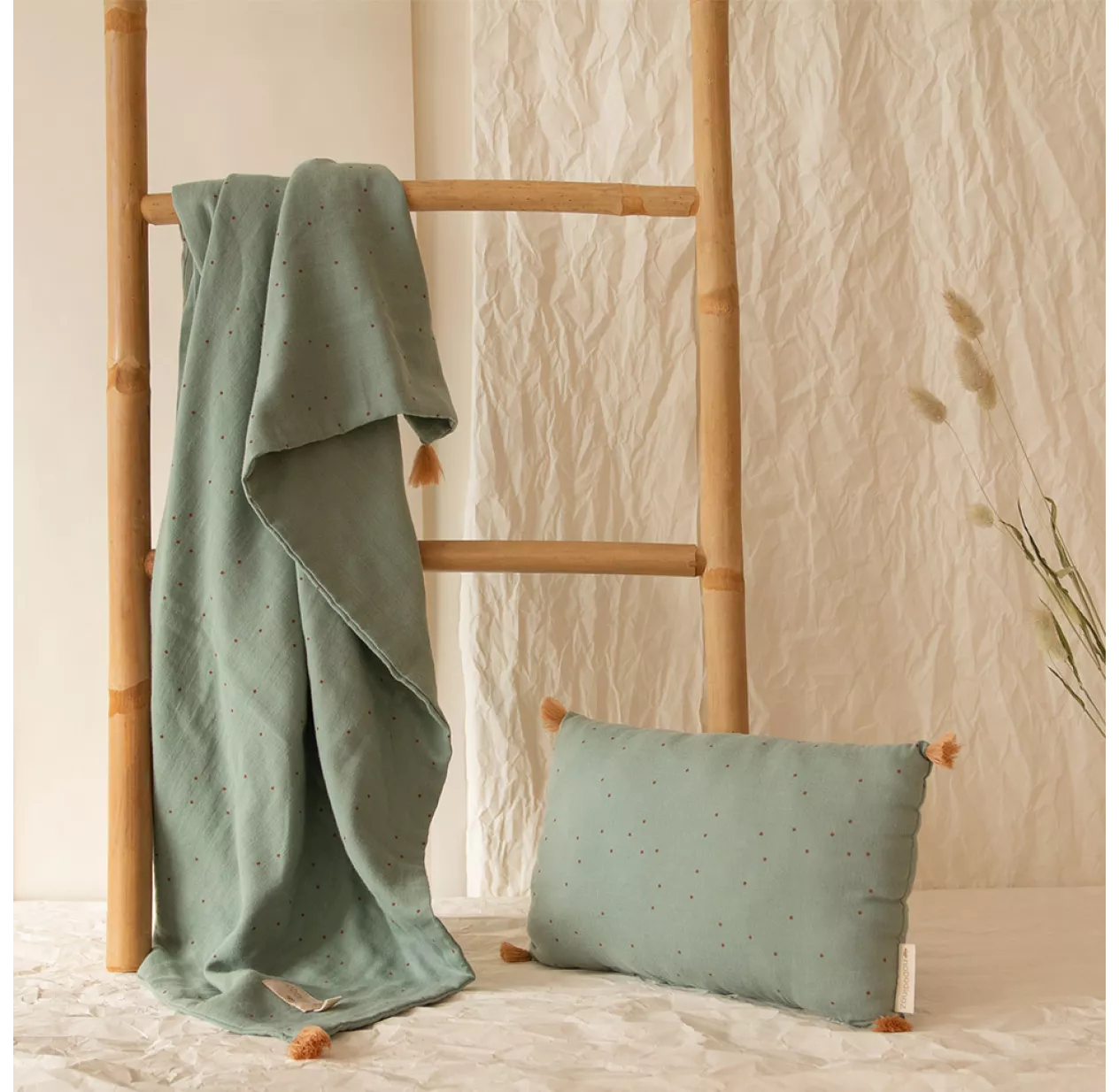 Couverture D'été Treasure Sweet Dots - Eden Green 6 Couverture D'été Treasure Sweet Dots - Eden Green – Image 4