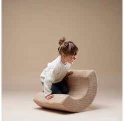 Trio De Poufs Rainbow En Velours Côtelé - Toffee -LES ENFANTS DU DESIGN Soldes ensemble de poufs rainbow toffee wigiwama 2a 1264x1234