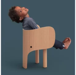 Chaise Enfant Elephant - Hêtre -LES ENFANTS DU DESIGN Soldes eo elephant chair hetre elements optimal 4 1264x1234