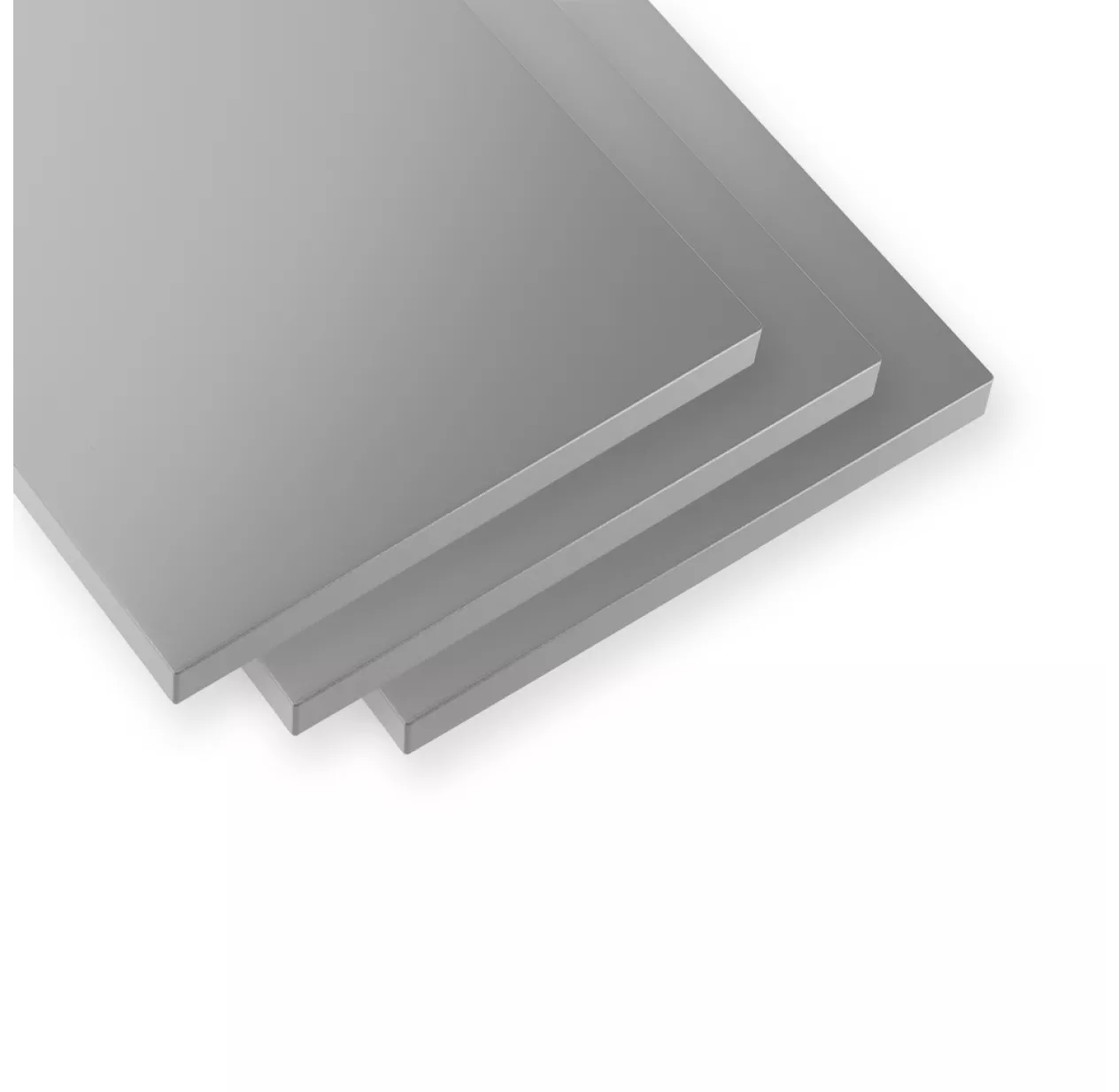 Pack 3 étagères 58 Cm - Gris 3 Pack 3 étagères 58 Cm - Gris