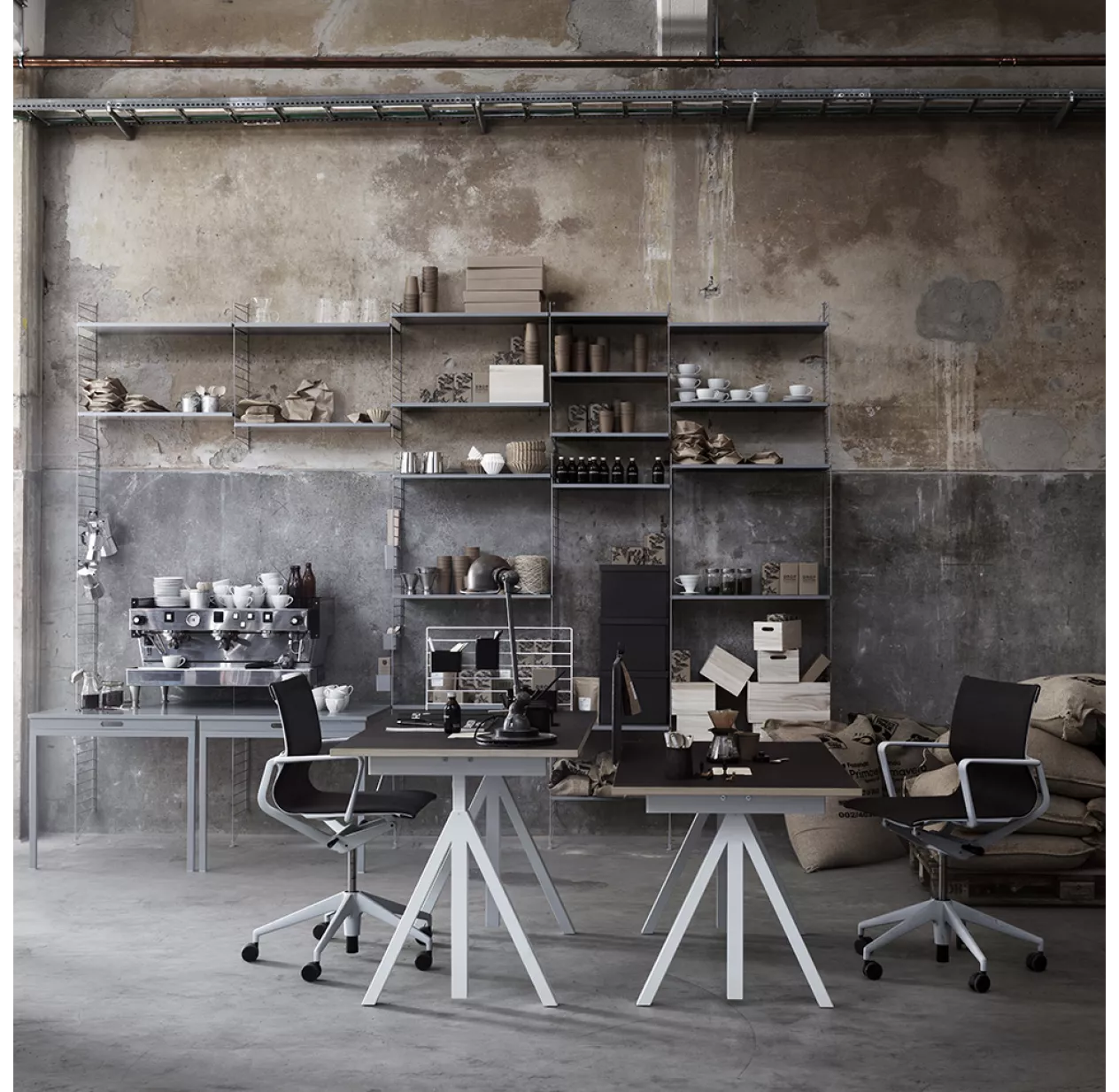 Pack 3 étagères 58 Cm - Gris 4 Pack 3 étagères 58 Cm - Gris – Image 2