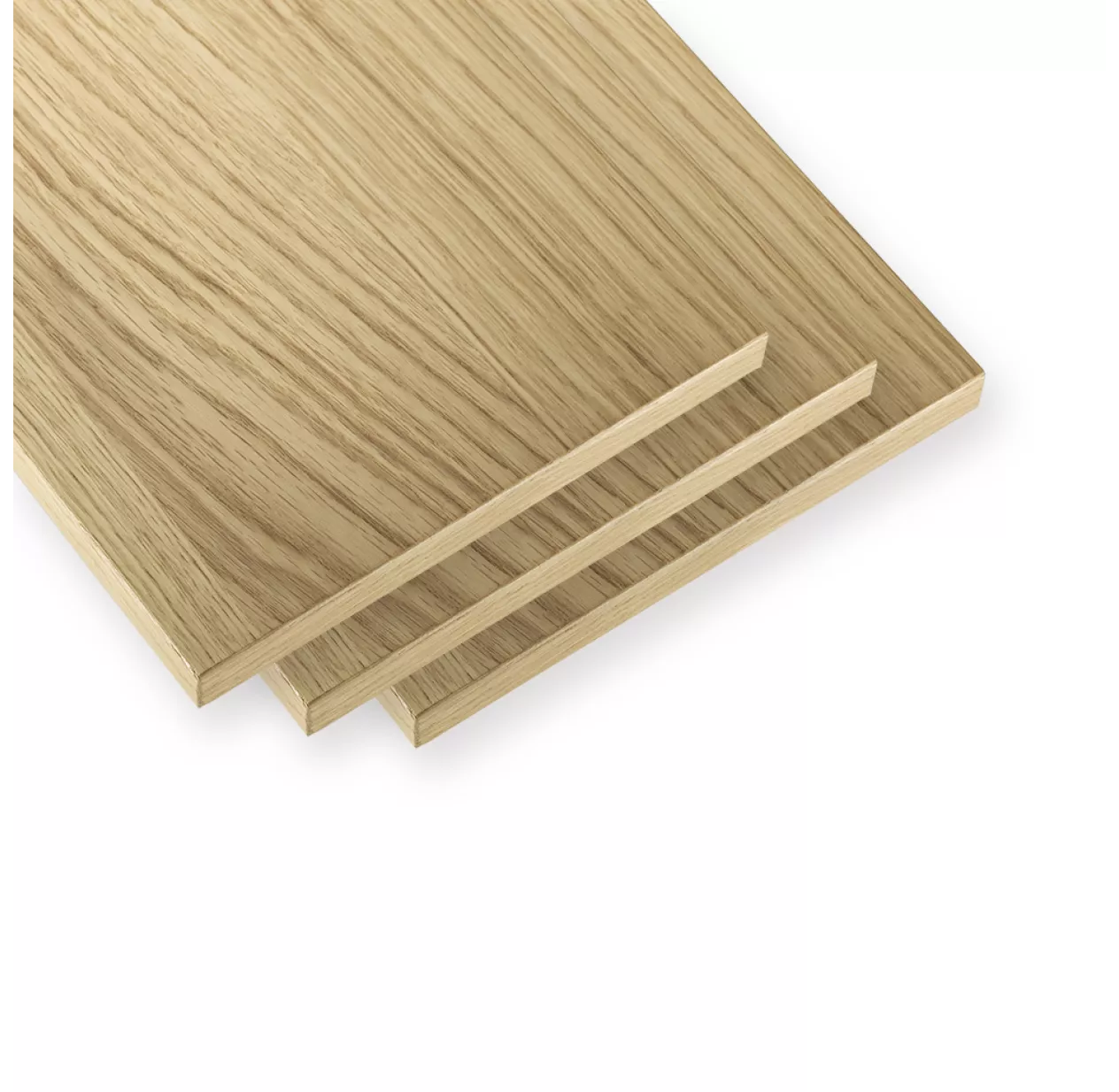 Pack 3 étagères 58 Cm - Chêne 3 Pack 3 étagères 58 Cm - Chêne