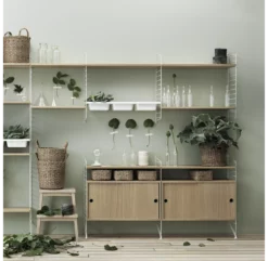 Pack 3 étagères 78 Cm - Chêne 5 Pack 3 étagères 78 Cm - Chêne -LES ENFANTS DU DESIGN Soldes etagere 78x20 78x30 oak string 2 1264x1234