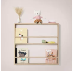 Etagère Livres Eli - Chêne -LES ENFANTS DU DESIGN Soldes etagere livres eli chene kas kopenhagen 2 1264x1234