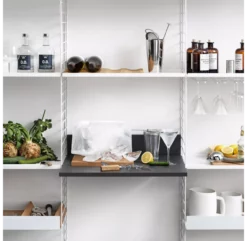 Etagère Media - Anthracite -LES ENFANTS DU DESIGN Soldes etagere media string noir 5 1264x1234