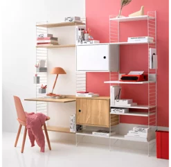 Etagère Media - Anthracite -LES ENFANTS DU DESIGN Soldes etagere media string noir 6 1264x1234