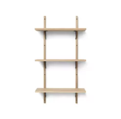 Ferm LIVING Etagère Sector Triple T/N - Chêne/Noir