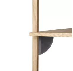 Ferm LIVING Etagère Sector Triple T/N - Chêne/Noir 7 Ferm LIVING Etagère Sector Triple T/N - Chêne/Noir -LES ENFANTS DU DESIGN Soldes etagere sector triple small chene laiton noir ferm living 3 1264x1234