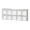 Étagère Wood Horizontale 5 X 2 Avec Socle - Blanc -LES ENFANTS DU DESIGN Soldes etagere wood horizontale 5x2 base oliver furniture 1 1264x1234