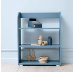Etagère 2 En 1 - Bleu Gris -LES ENFANTS DU DESIGN Soldes etageres de rangement flexa play bleu gris 3 1264x1234