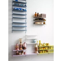 Etagère String Pocket - Blanc -LES ENFANTS DU DESIGN Soldes etageres string pocket 1264x1234