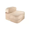 Fauteuil Flip Convertible En Velours Côtelé - Beige -LES ENFANTS DU DESIGN Soldes fauteuil flip lit d appoint velours cotele beige wigiwama 1 1264x1234