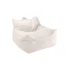 Fauteuil Pouf Ottoman En Velours Côtelé - Ecru -LES ENFANTS DU DESIGN Soldes fauteuil pouf velours cotele ecru wigiwama 1 1264x1234