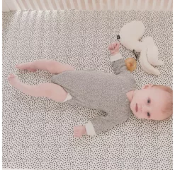 Drap Housse Bébé Cozy Dots - Blanc Cassé 11 Drap Housse Bébé Cozy Dots - Blanc Cassé -LES ENFANTS DU DESIGN Soldes fitted sheet cozy dots mies and co 3 1264x1234