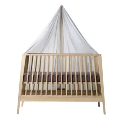 Lit Bébé Linea Leander - Chêne -LES ENFANTS DU DESIGN Soldes fleche de lit linea bleu leander 4 1264x1234