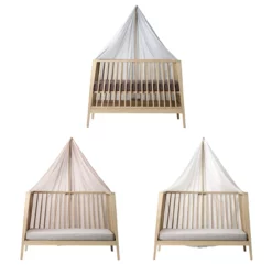 Lit Bébé Linea Leander - Chêne -LES ENFANTS DU DESIGN Soldes fleche de lit linea leander 1264x1234