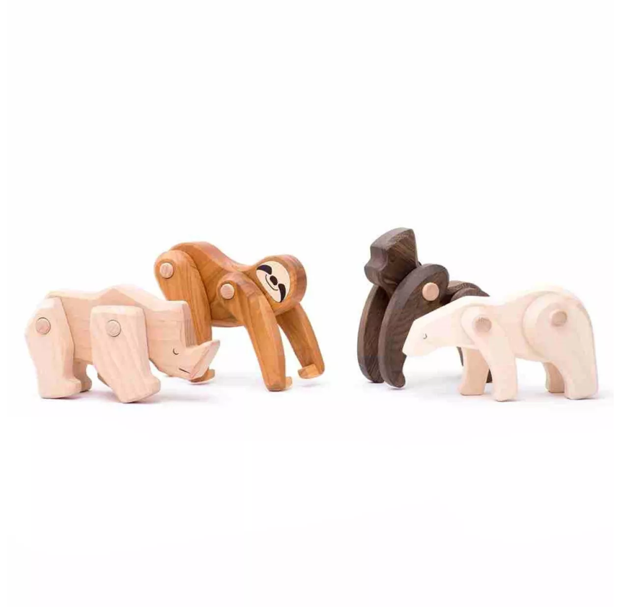 Gorille En Bois Articulé 6 Gorille En Bois Articulé – Image 4