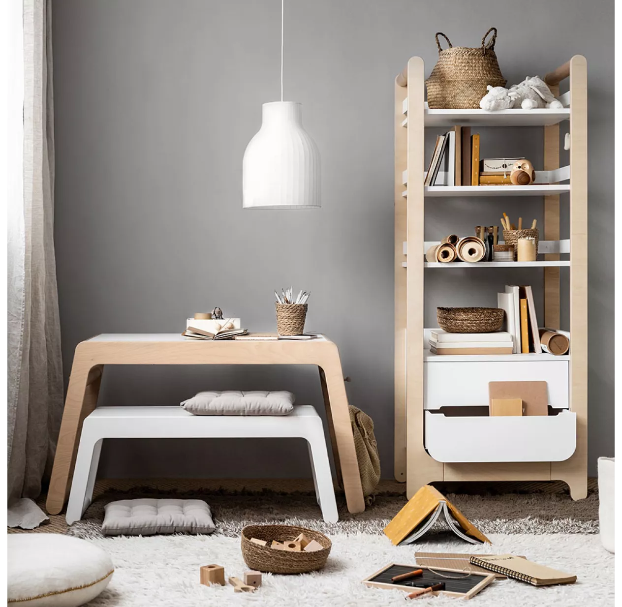 Bibliothèque H Bookcase - Blanc 4 Bibliothèque H Bookcase - Blanc – Image 2