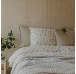 Housse De Couette Double Mousseline - Mimosa -LES ENFANTS DU DESIGN Soldes housse de couette double mimosa garbo and friends 5 1264x1234