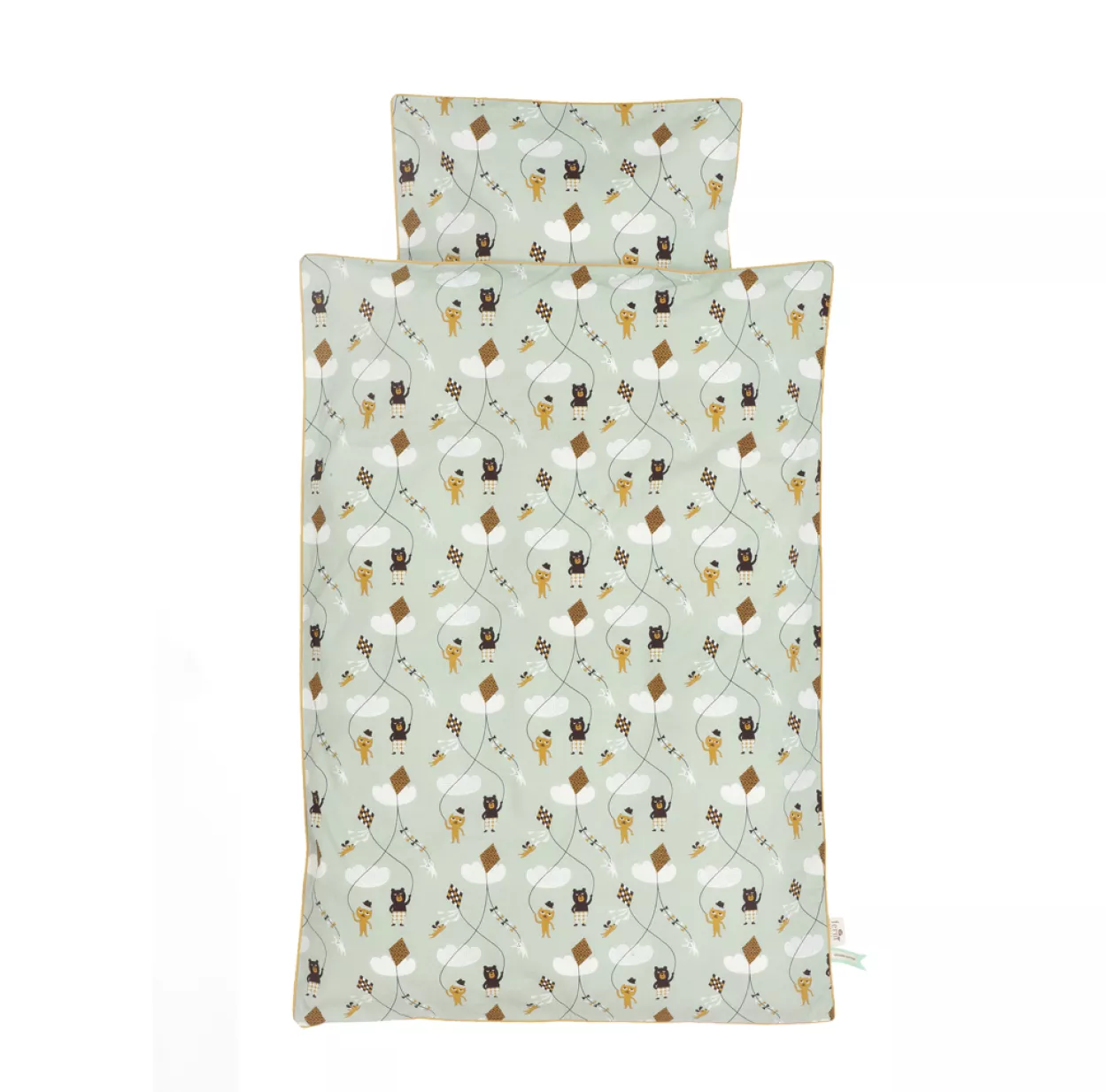 Ferm LIVING Parure De Lit Cerf-volant - Mint 3 Ferm LIVING Parure De Lit Cerf-volant - Mint