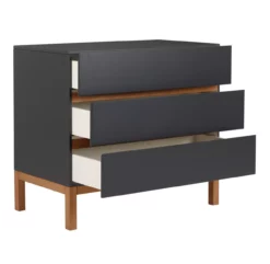 Commode à Langer 3 Tiroirs Indigo - Moon Shadow -LES ENFANTS DU DESIGN Soldes indigo moonshadow commode quax 3 1264x1234