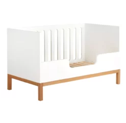 Lit Bébé Canapé Indigo 70 X 140 - Blanc -LES ENFANTS DU DESIGN Soldes indigo white lit bebe 70x140 quax 4 1264x1234