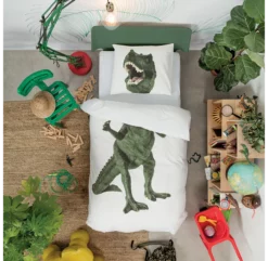 Snurk Parure De Lit Dino -LES ENFANTS DU DESIGN Soldes linge lit dinosaure housse couette enfant snurk 3 1264x1234