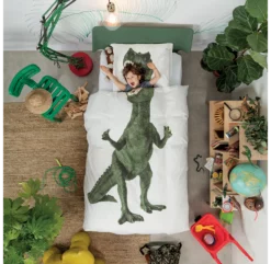 Snurk Parure De Lit Dino -LES ENFANTS DU DESIGN Soldes linge lit dinosaure housse couette enfant snurk 6 1264x1234