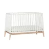 Leander Lit Bébé Luna 60 X 120 Cm - Blanc -LES ENFANTS DU DESIGN Soldes lit bebe 60 120 luna blanc leander 1 1264x1234