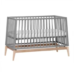 Leander Lit Bébé Luna 60 X 120 Cm - Gris -LES ENFANTS DU DESIGN Soldes lit bebe 60 120 luna gris leander 3 1264x1234