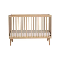 Lit Bébé Cocoon - Chêne -LES ENFANTS DU DESIGN Soldes lit bebe 60x120 cocoon chene quax 2 1264x1234