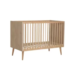 Lit Bébé Cocoon - Chêne -LES ENFANTS DU DESIGN Soldes lit bebe 60x120 cocoon chene quax 3 1264x1234