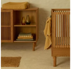 Lit Bébé Hai No Ki - Frêne -LES ENFANTS DU DESIGN Soldes lit bebe 60x120 hai no ki quax 4 1264x1234