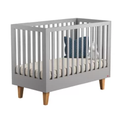 VOX Lit Bébé 60 X 120 Lounge - Gris Clair