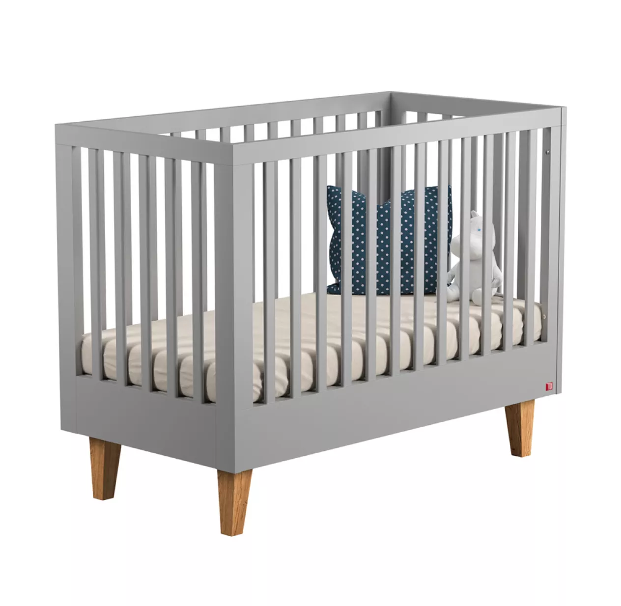 VOX Lit Bébé 60 X 120 Lounge - Gris Clair 3 VOX Lit Bébé 60 X 120 Lounge - Gris Clair