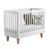 VOX Lit Bébé 60 X 120 Lounge - Blanc -LES ENFANTS DU DESIGN Soldes lit bebe 60x120 lounge white vox 1 1264x1234