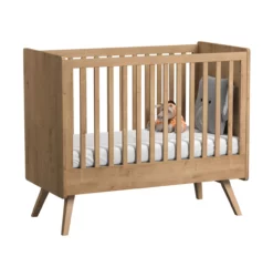 VOX Lit Bébé 60 X 120 Vintage - Chêne