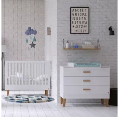 VOX Lit Bébé évolutif 70 X 140 Lounge - Blanc -LES ENFANTS DU DESIGN Soldes lit bebe 70x140 lounge white vox 4 1264x1234