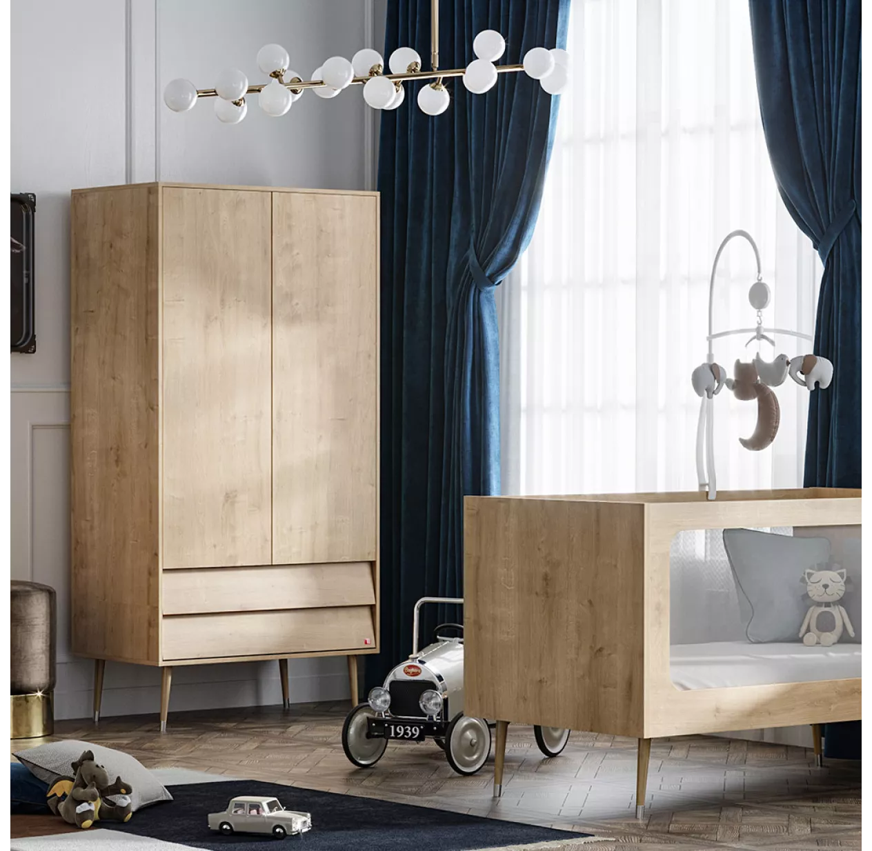 VOX Lit Bébé 60 X 120 Bosque - Chêne 4 VOX Lit Bébé 60 X 120 Bosque - Chêne – Image 2