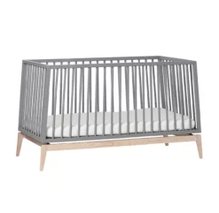 Leander Lit Bébé Luna 70 X 140 Cm - Gris