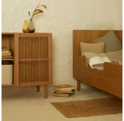 Lit Bébé évolutif Hai No Ki - Frêne -LES ENFANTS DU DESIGN Soldes lit bebe evolutif 70x140 hai no ki quax 4 1264x1234