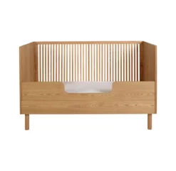 Lit Bébé évolutif Hai No Ki - Frêne -LES ENFANTS DU DESIGN Soldes lit bebe evolutif 70x140 hai no ki quax 5 1264x1234